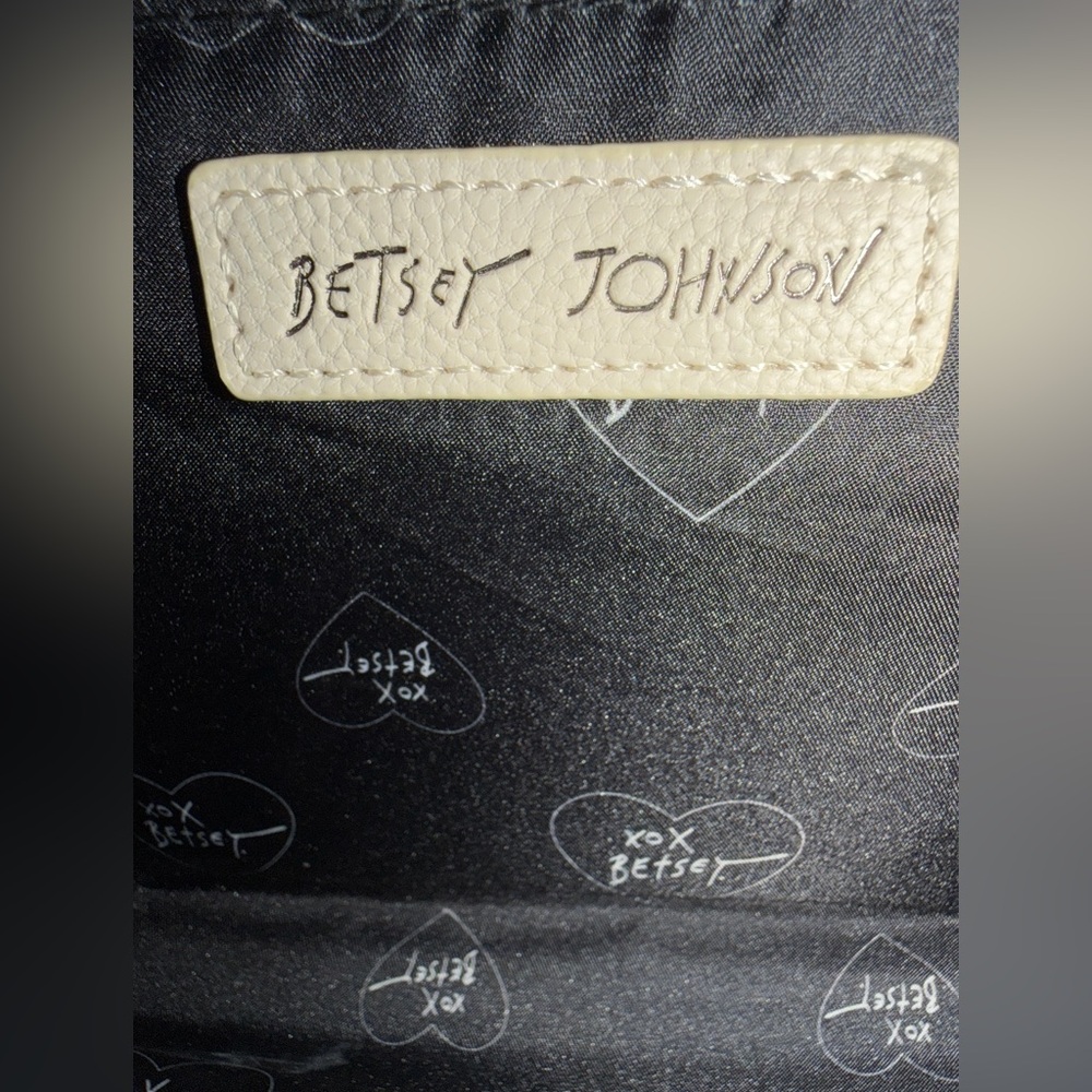 Rare Betsey Johnson Nora Embossed Paris Charm Mini Tote NWT - Picture 7 of 9